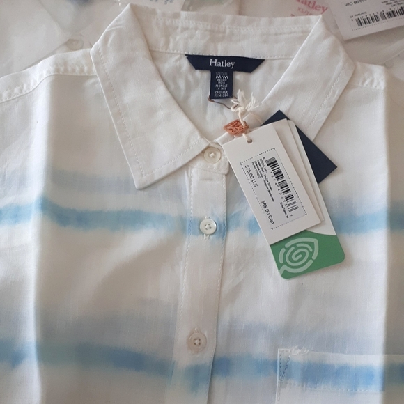 Hatley Tristan Shirt /Blouse - Tie Dye Stripes/BNWT - Picture 6 of 12